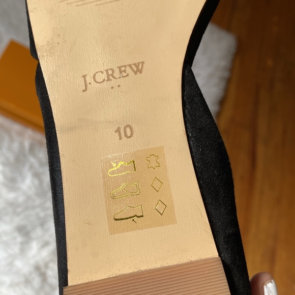 New women’s black suede Sz 10 d’orsay casual formal business loafers flat shoes - Picture 11 of 13